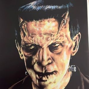 Frankenstein’s Monster Art print 9x11 - artist Allen Koszowski